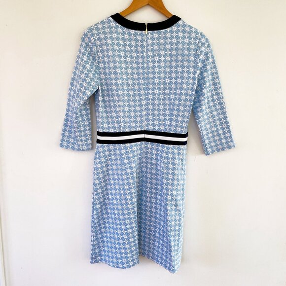 NWT Draper James Honeycomb Floral Ponte Knit Midi Dress, Size Small - Picture 3 of 5